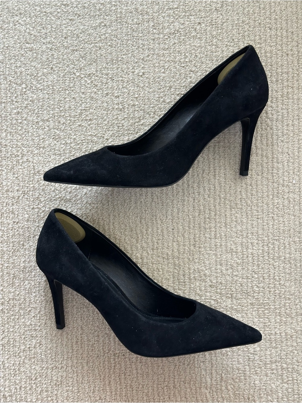 Michael Kors Keke Black Suede Mid Pump - EUC - Picture 3 of 8